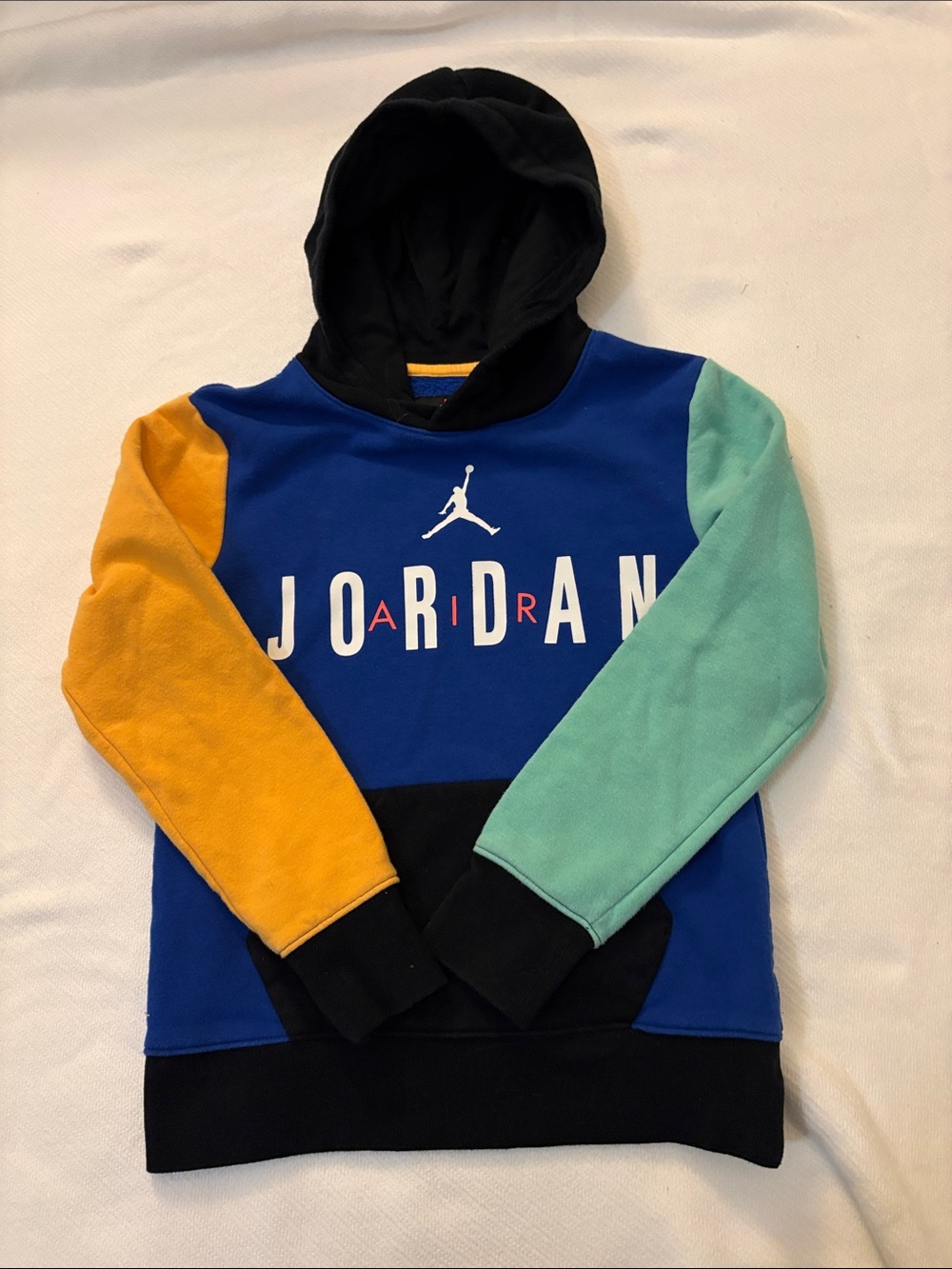 Nike Air Jordan Colorblock Pullover Hoodie - Boys Size Small 8/10